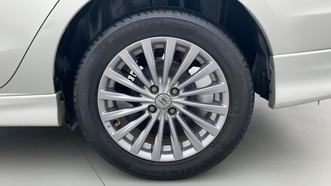 2017 Maruti Ciaz S 1.4 MT PETROL, Petrol, Manual, 89,757 km, Left Rear Wheel