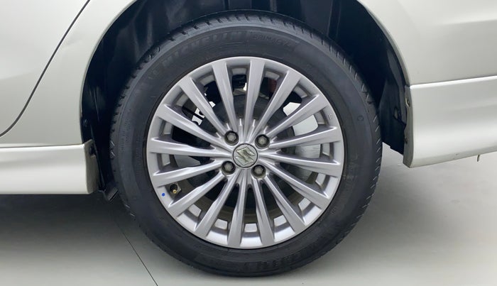 2017 Maruti Ciaz S 1.4 MT PETROL, Petrol, Manual, 89,757 km, Left Rear Wheel