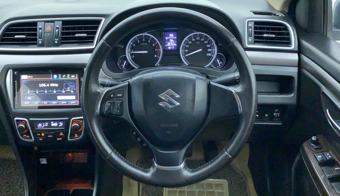 2017 Maruti Ciaz S 1.4 MT PETROL, Petrol, Manual, 89,757 km, Steering Wheel Close Up