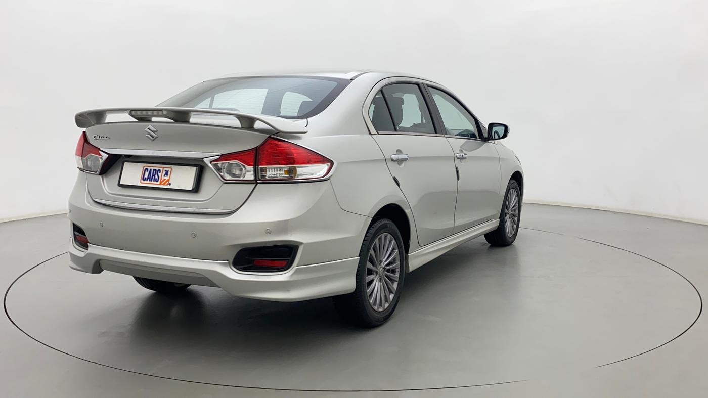 2017 Maruti Ciaz S 1.4 MT PETROL, Petrol, Manual, 89,757 km, Right Back Diagonal