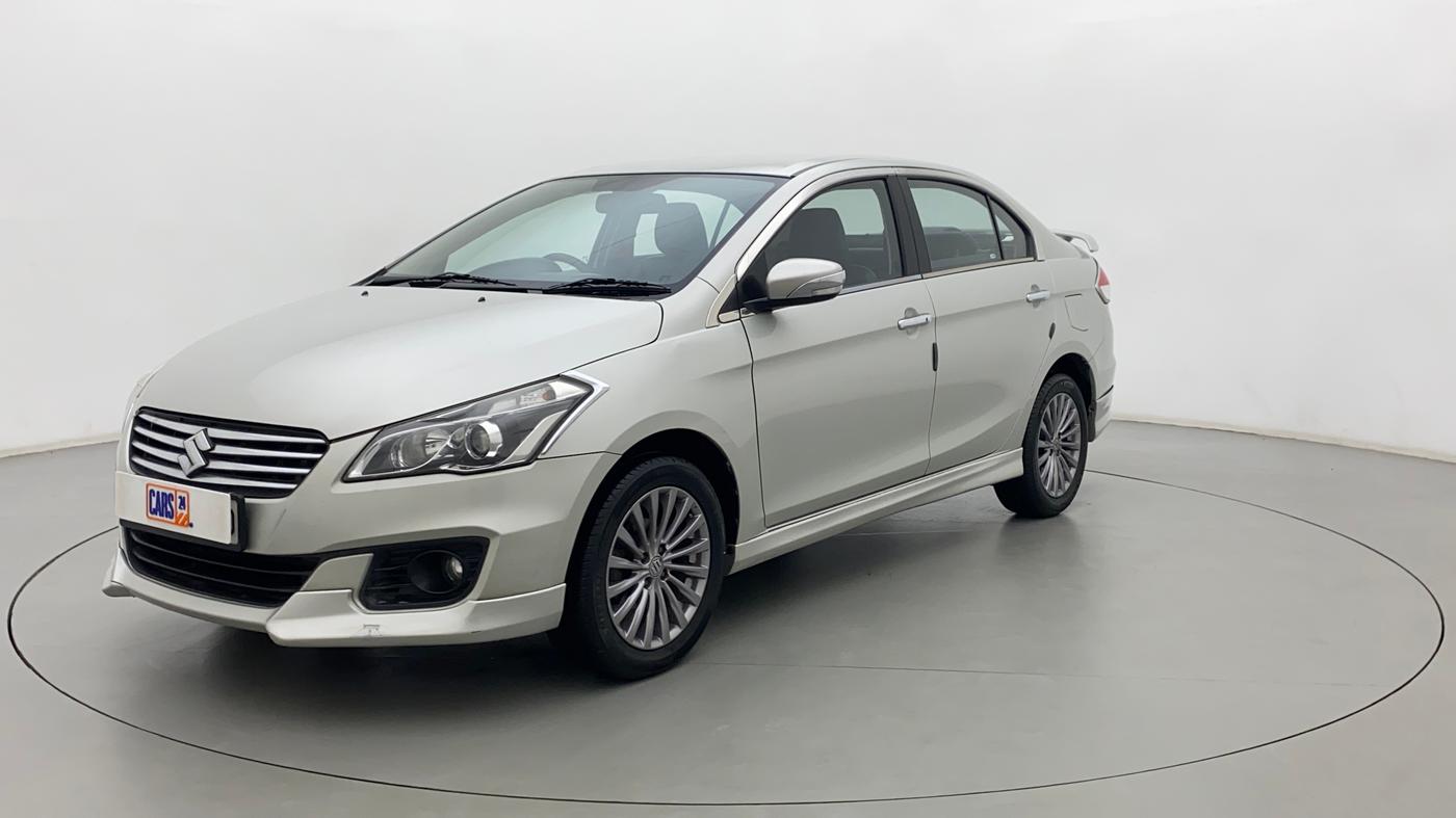 2017 Maruti Ciaz S 1.4 MT PETROL, Petrol, Manual, 89,757 km, Left Front Diagonal