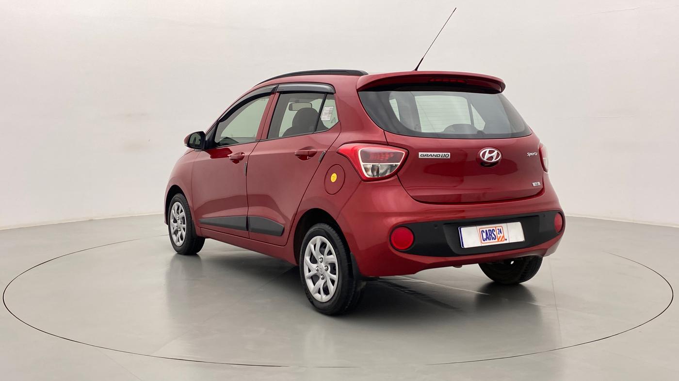 2019 Hyundai Grand i10 SPORTZ 1.2 KAPPA VTVT, Petrol, Manual, 17,006 km, Left Back Diagonal