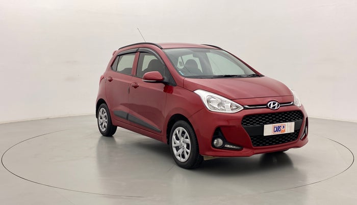 2019 Hyundai Grand i10 SPORTZ 1.2 KAPPA VTVT, Petrol, Manual, 17,006 km, Right Front Diagonal