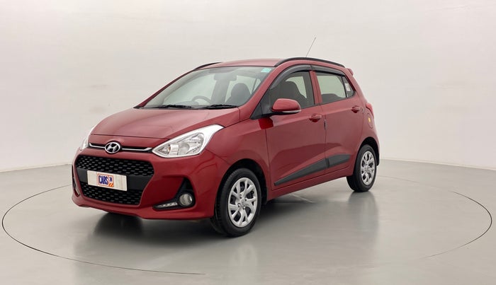 2019 Hyundai Grand i10 SPORTZ 1.2 KAPPA VTVT, Petrol, Manual, 17,006 km, Left Front Diagonal