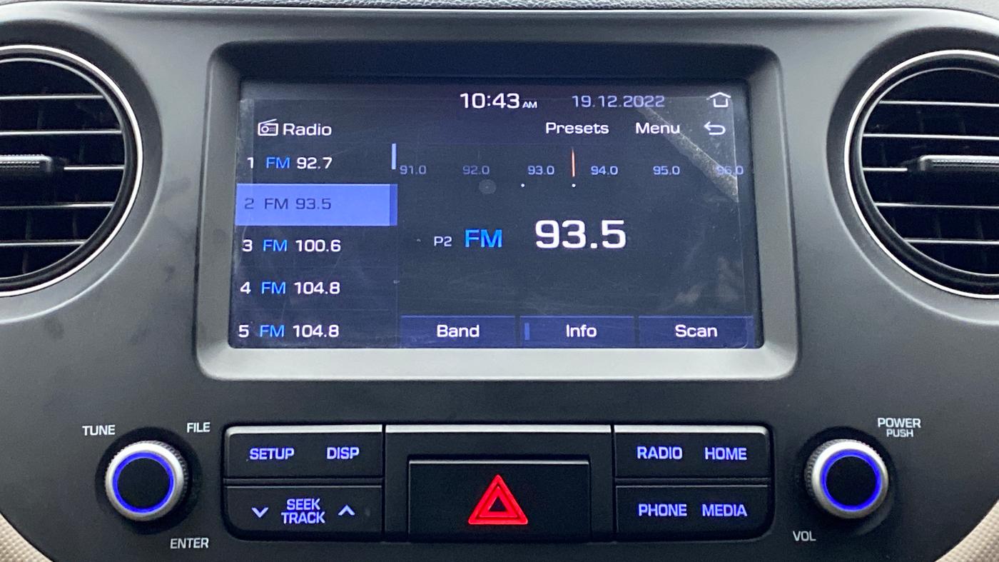 2019 Hyundai Grand i10 SPORTZ 1.2 KAPPA VTVT, Petrol, Manual, 17,006 km, Infotainment System