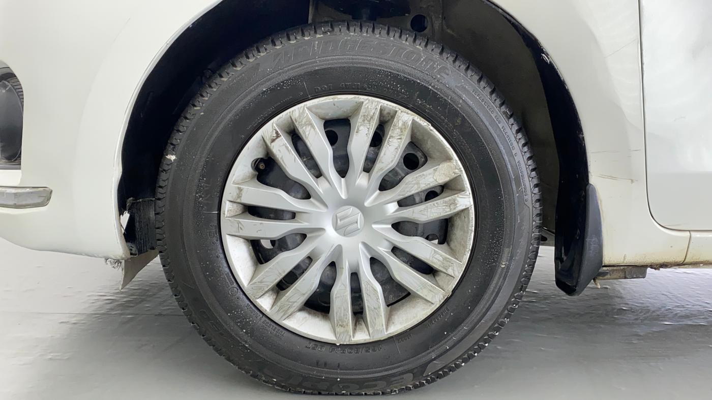 2017 Maruti Dzire VXI, Petrol, Manual, 26,949 km, Left Front Wheel
