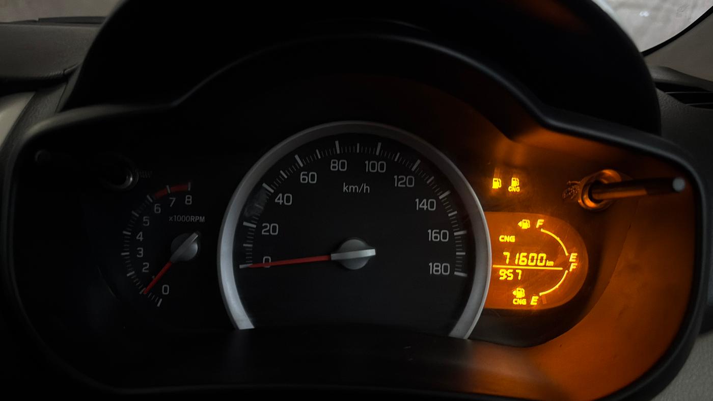 2021 Maruti Celerio VXI CNG, CNG, Manual, 71,580 km, Odometer Image