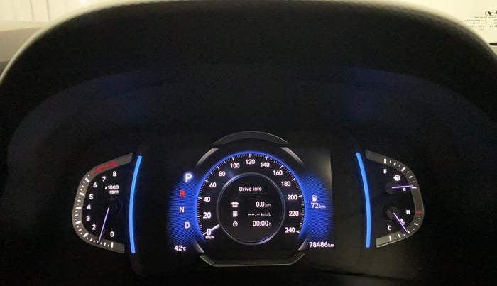 2020 Hyundai Creta SX (O) 1.4 TURBO DCT, Petrol, Automatic, 78,470 km, Odometer Image