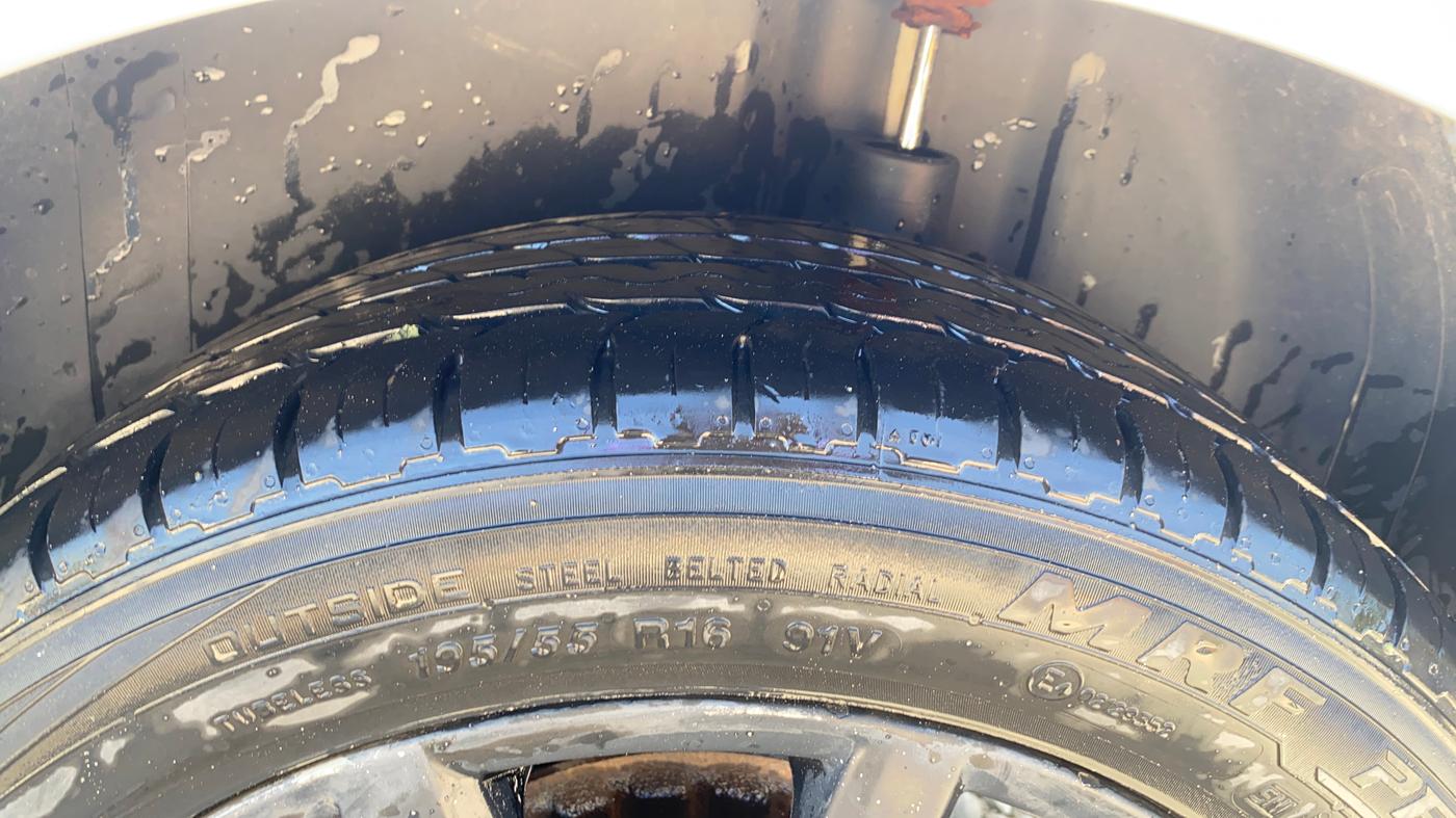 2017 Volkswagen Polo GT TSI AT, Petrol, Automatic, 1,04,458 km, Left Rear Tyre Tread
