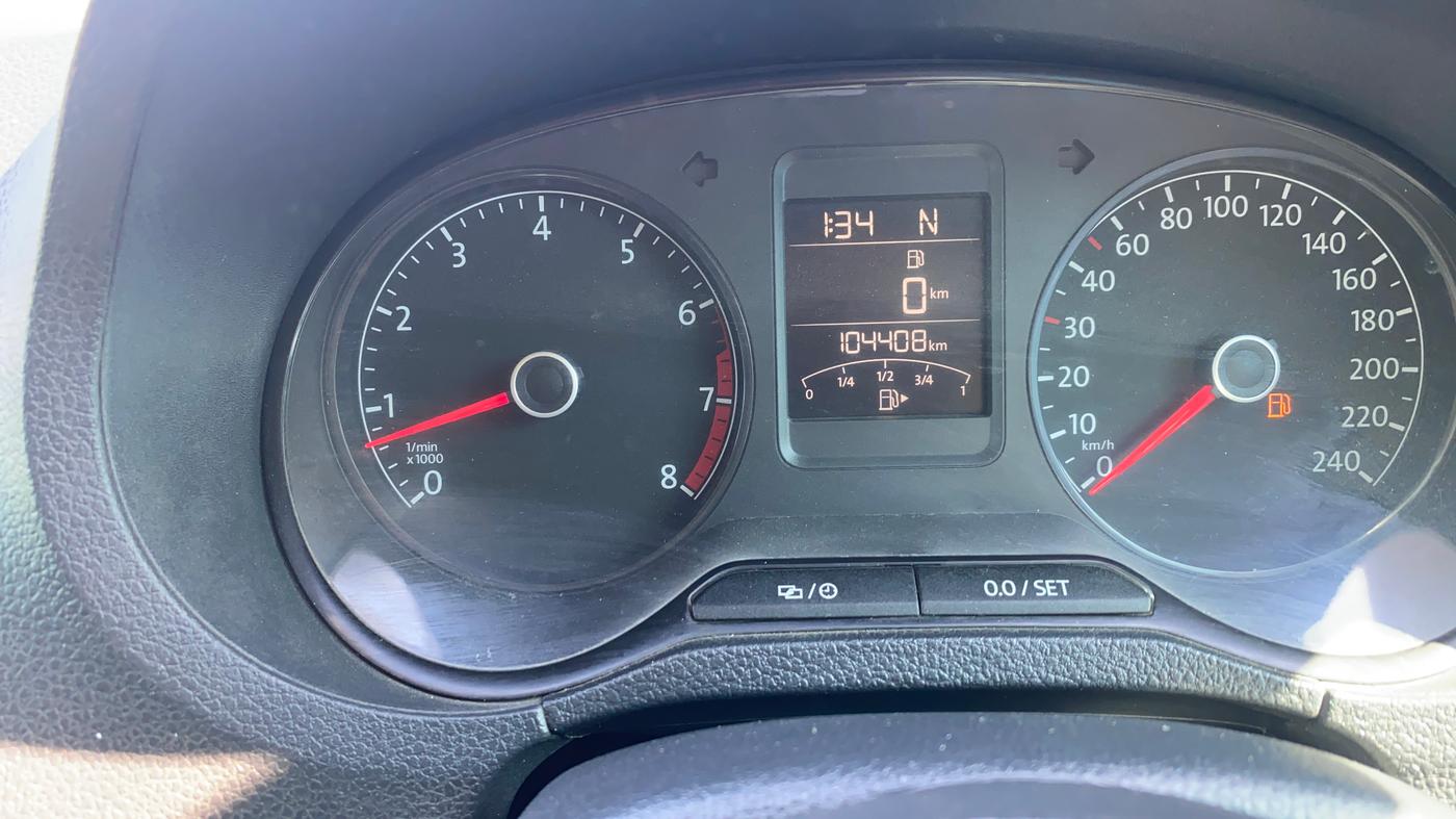 2017 Volkswagen Polo GT TSI AT, Petrol, Automatic, 1,04,458 km, Odometer Image