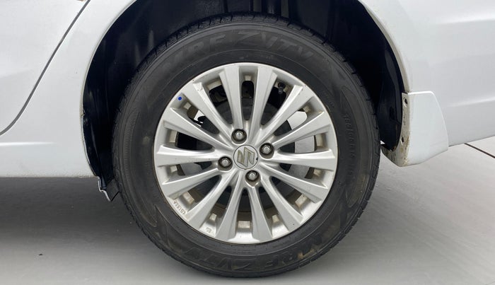 2021 Maruti Ciaz ZETA 1.5 SHVS MT PETROL, Petrol, Manual, 42,051 km, Left Rear Wheel