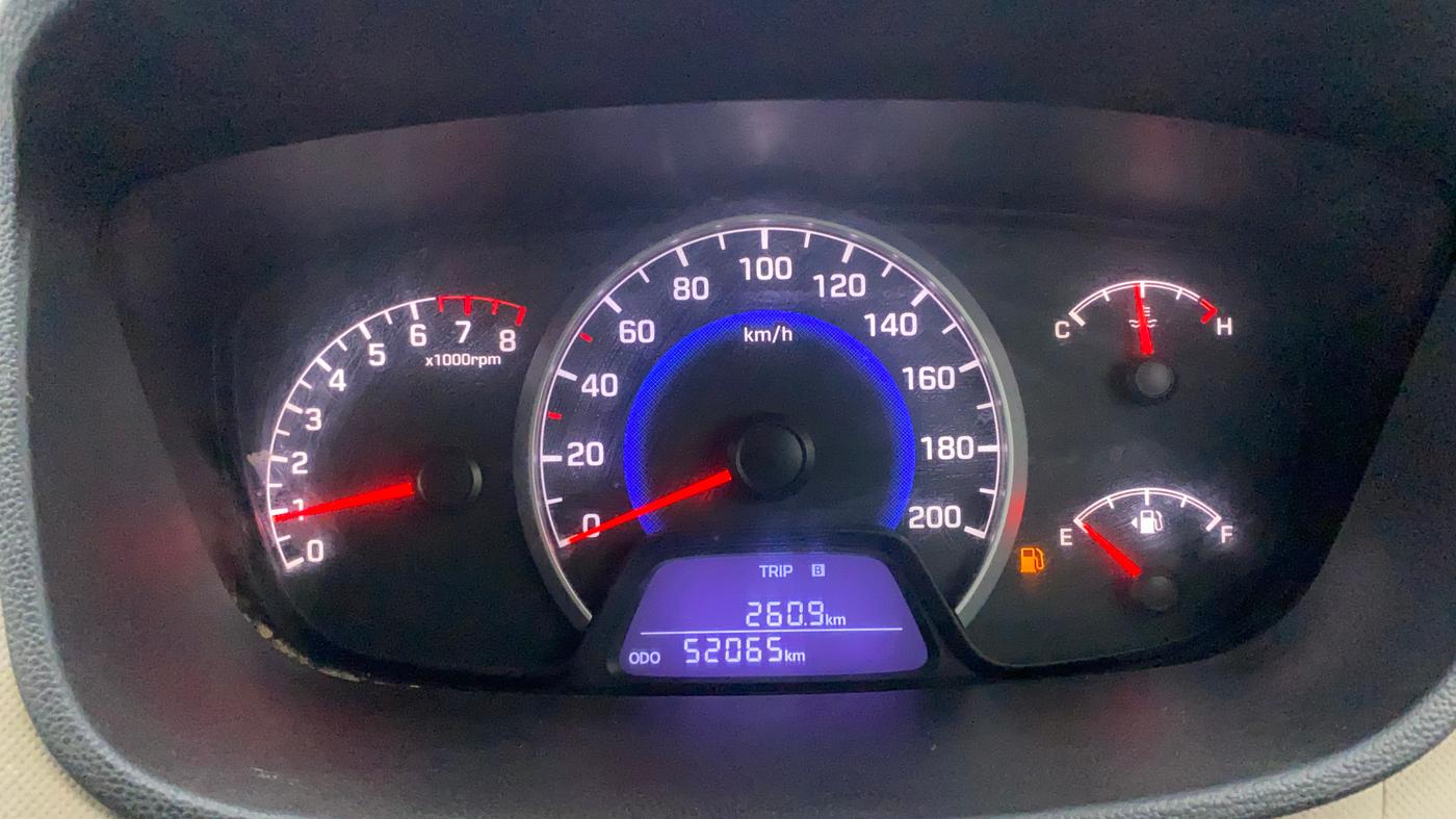 2017 Hyundai Grand i10 MAGNA 1.2 KAPPA VTVT, CNG, Manual, 51,981 km, Odometer Image