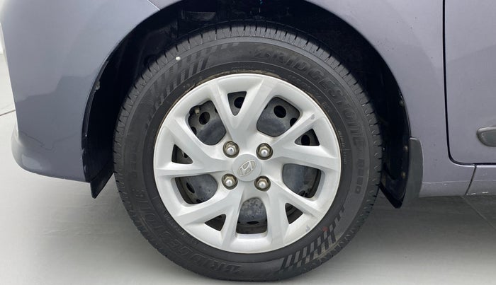 2017 Hyundai Grand i10 SPORTZ 1.2 KAPPA VTVT, Petrol, Manual, 61,390 km, Left Front Wheel