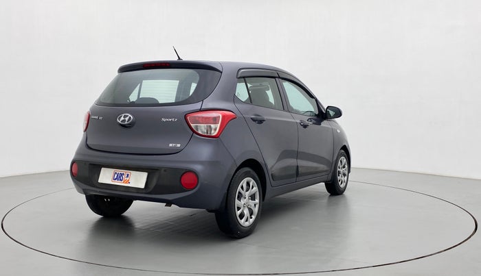 2017 Hyundai Grand i10 SPORTZ 1.2 KAPPA VTVT, Petrol, Manual, 61,390 km, Right Back Diagonal