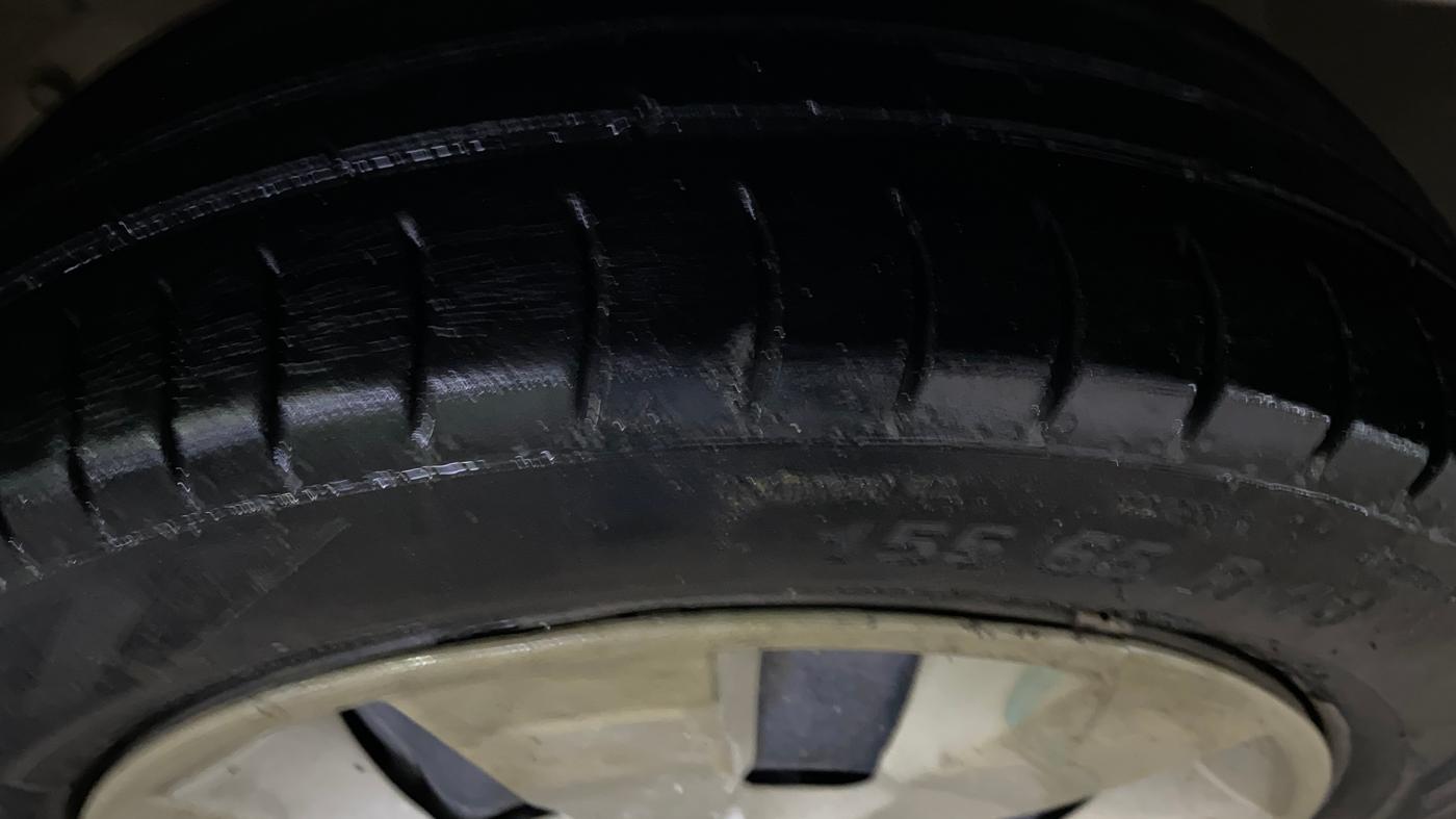 2018 Maruti Alto K10 VXI (O) AMT, Petrol, Automatic, 95,256 km, Left Front Tyre Tread
