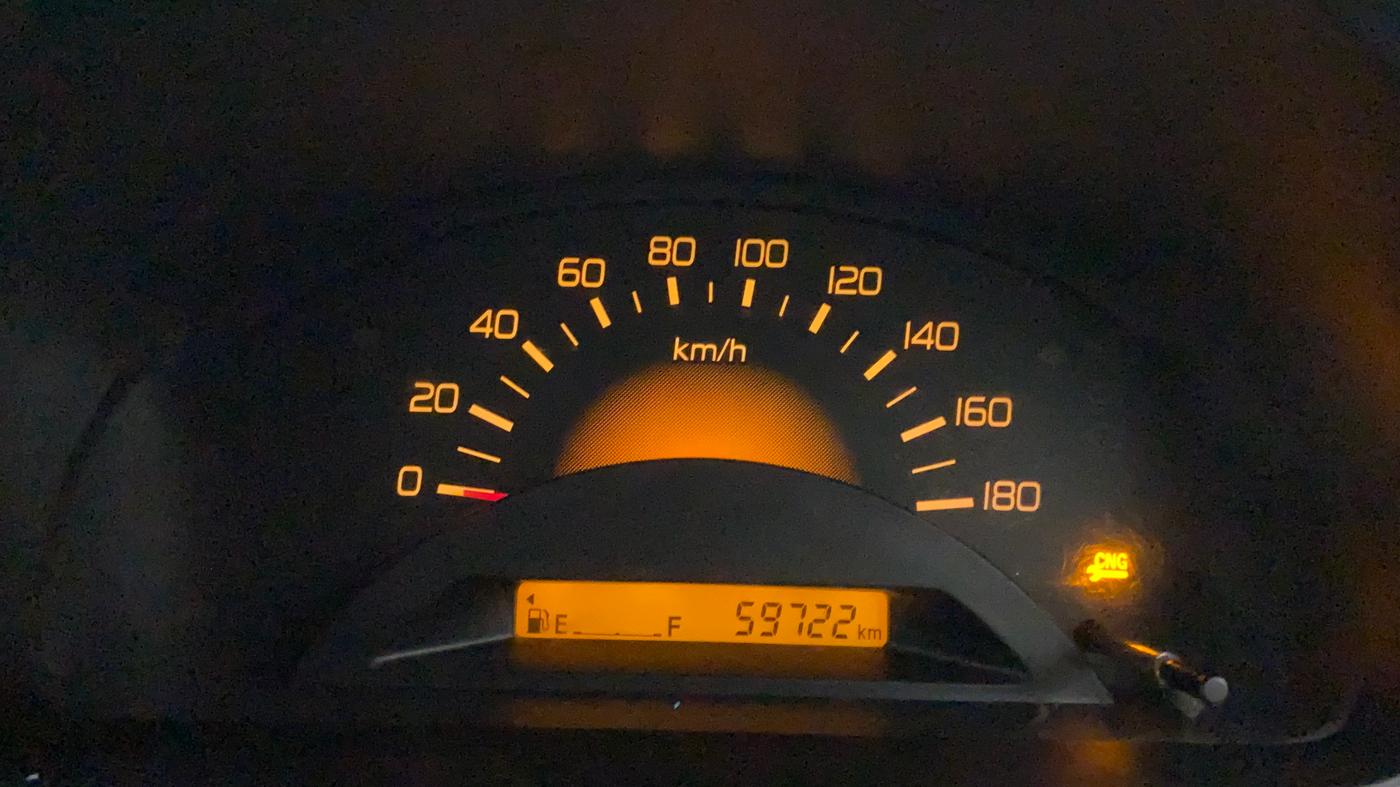 2015 Maruti Wagon R 1.0 LXI CNG, CNG, Manual, 59,722 km, Odometer Image