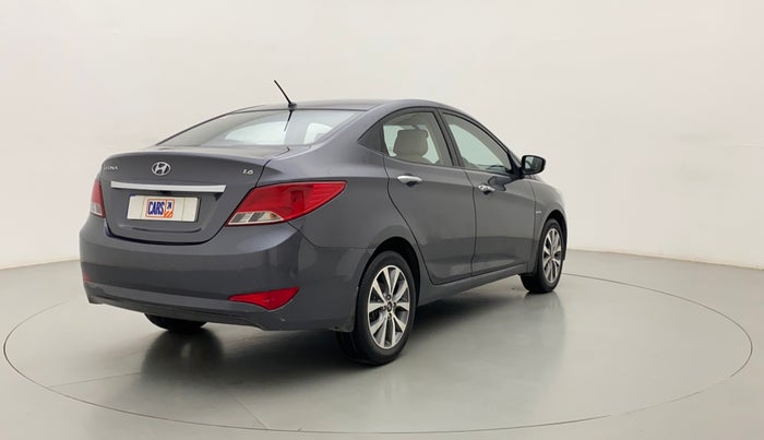 2015 Hyundai Verna FLUIDIC 4S1.6 VTVT S O AT, Petrol, Automatic, 32,301 km, Right Back Diagonal
