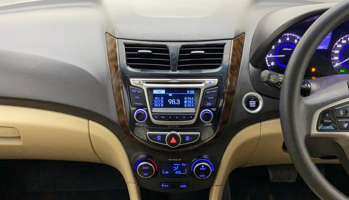 2015 Hyundai Verna FLUIDIC 4S1.6 VTVT S O AT, Petrol, Automatic, 32,301 km, Air Conditioner