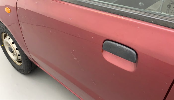 2010 Maruti Alto LXI, Petrol, Manual, 24,809 km, Front passenger door - Slightly dented