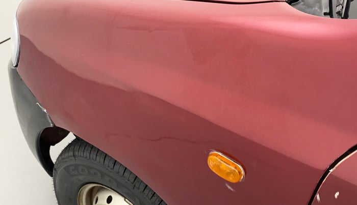 2010 Maruti Alto LXI, Petrol, Manual, 24,809 km, Left fender - Paint has minor damage