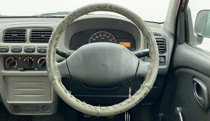 2010 Maruti Alto LXI, Petrol, Manual, 24,809 km, Steering Wheel Close Up