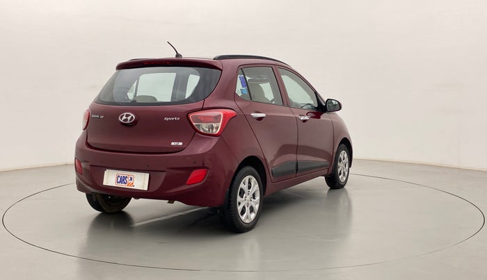 2014 Hyundai Grand i10 SPORTZ 1.2 KAPPA VTVT, Petrol, Manual, 60,509 km, Right Back Diagonal