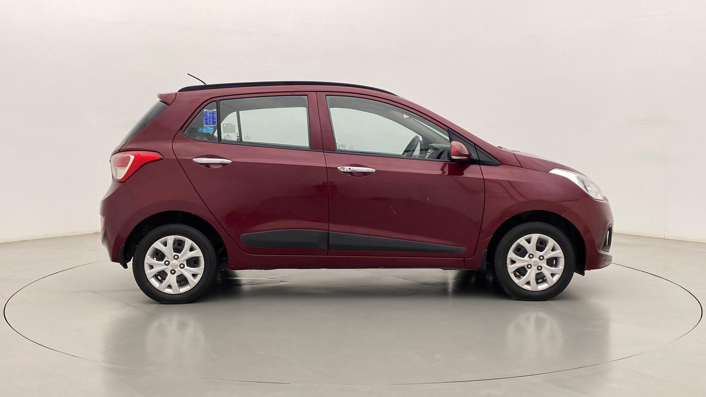 2014 Hyundai Grand i10 SPORTZ 1.2 KAPPA VTVT, Petrol, Manual, 60,509 km, Right Side View