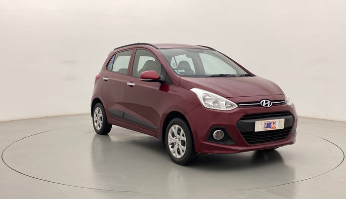 2014 Hyundai Grand i10 SPORTZ 1.2 KAPPA VTVT, Petrol, Manual, 60,509 km, Right Front Diagonal