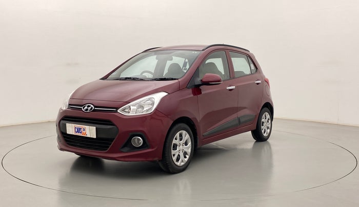 2014 Hyundai Grand i10 SPORTZ 1.2 KAPPA VTVT, Petrol, Manual, 60,509 km, Left Front Diagonal