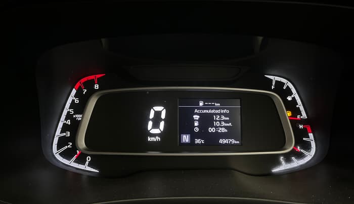 2022 KIA SONET HTX ANNIVERSARY EDITION 1.0 IMT, Petrol, Manual, 49,459 km, Odometer Image