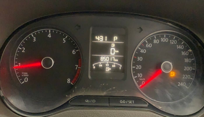 2017 Volkswagen Vento HIGHLINE PETROL AT, Petrol, Automatic, 84,972 km, Odometer Image