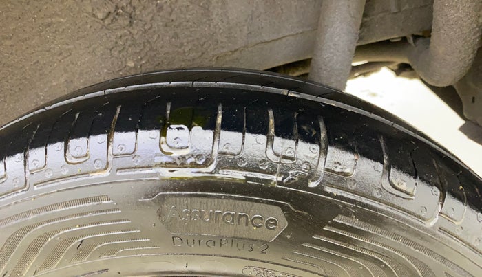 2012 Maruti Wagon R 1.0 LXI CNG, CNG, Manual, 1,08,685 km, Left Rear Tyre Tread