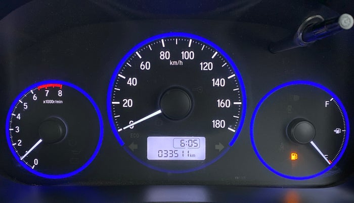 2017 Honda Amaze 1.2L I-VTEC S, Petrol, Manual, 33,511 km, Odometer Image