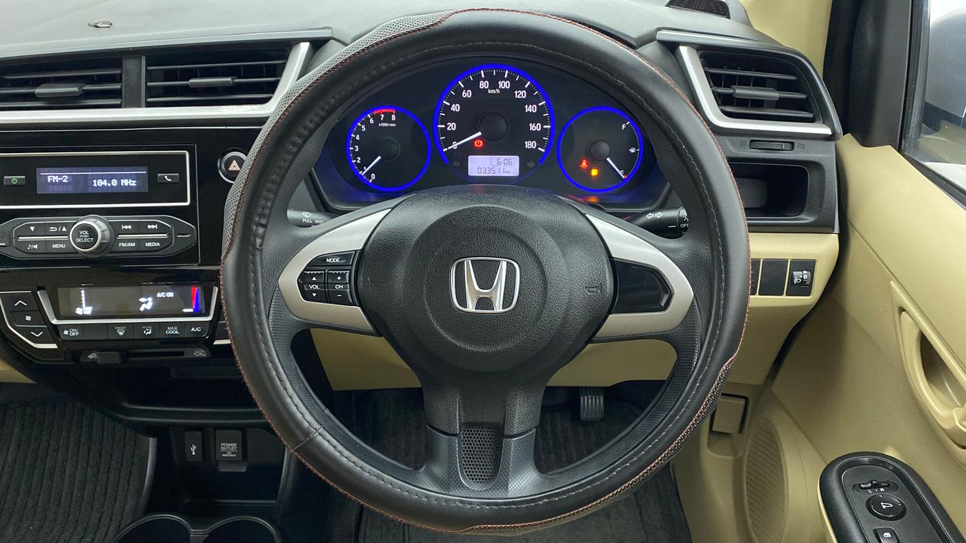 2017 Honda Amaze 1.2L I-VTEC S, Petrol, Manual, 33,511 km, Steering Wheel Close Up