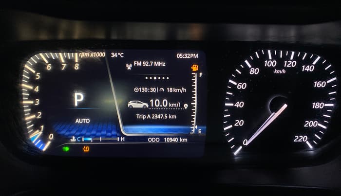 2022 Tata ALTROZ XZA PLUS DARK EDTION, Petrol, Automatic, 10,933 km, Odometer Image