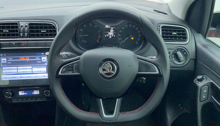 2020 Skoda Rapid STYLE 1.0TSI MT, Petrol, Manual, 13,800 km, Steering Wheel Close Up
