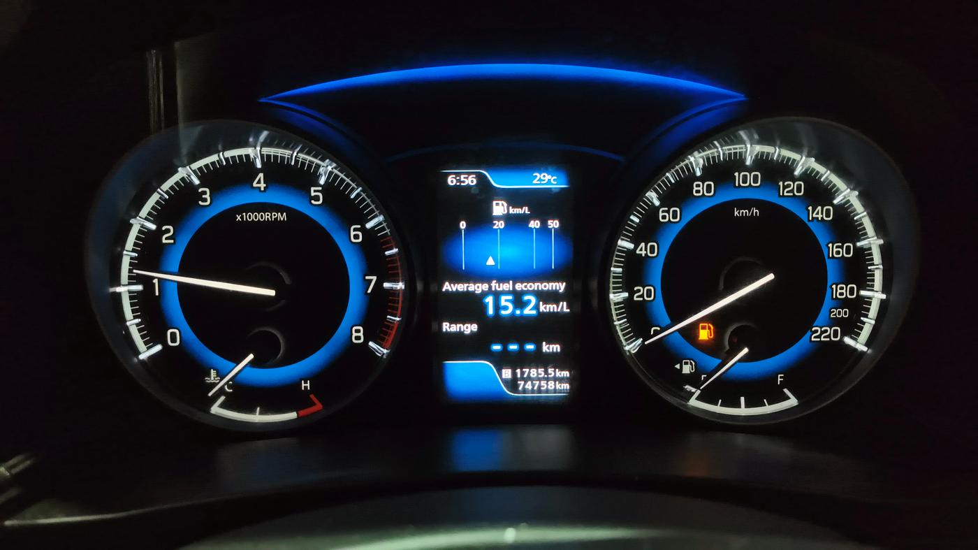 2021 Maruti Baleno ZETA PETROL 1.2, Petrol, Manual, 74,746 km, Odometer Image