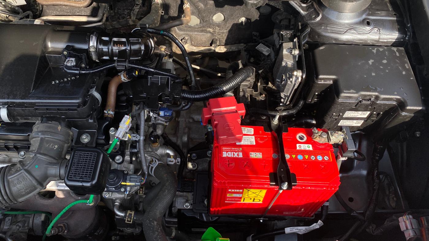 2023 Maruti Grand Vitara DELTA SMART HYBRID AT, Petrol, Automatic, 46,095 km, Engine View - Left