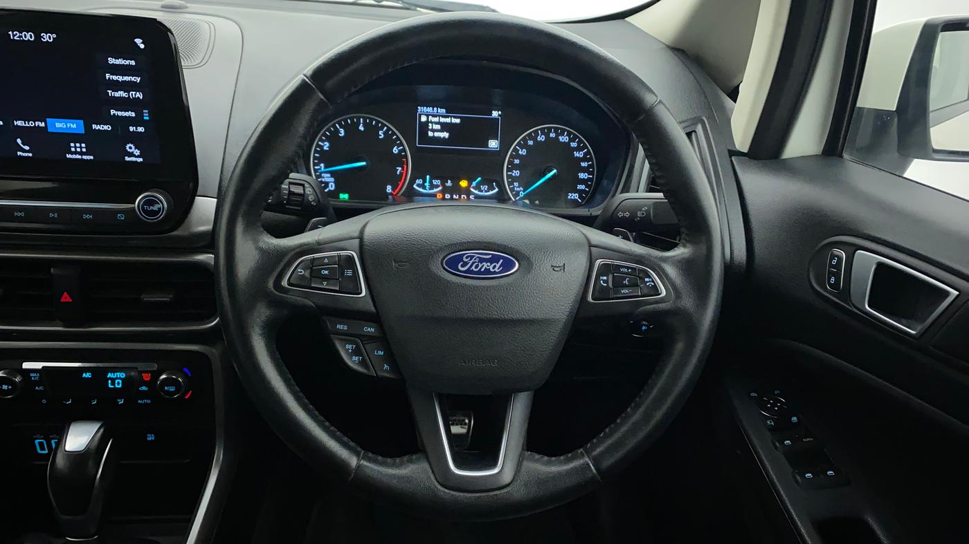 2019 Ford Ecosport TITANIUM + 1.5L PETROL AT, Petrol, Automatic, 31,778 km, Steering Wheel Close Up