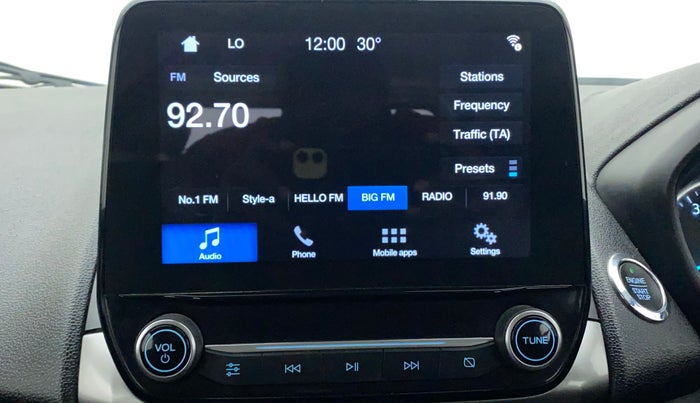 2019 Ford Ecosport TITANIUM + 1.5L PETROL AT, Petrol, Automatic, 31,778 km, Infotainment System