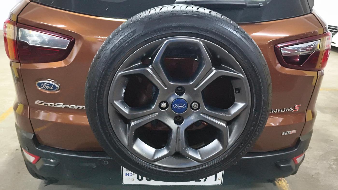 2019 Ford Ecosport TITANIUM 1.5L SPORTS(SUNROOF) DIESEL, Diesel, Manual, 1,09,797 km, Spare Tyre