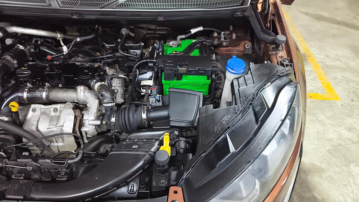 2019 Ford Ecosport TITANIUM 1.5L SPORTS(SUNROOF) DIESEL, Diesel, Manual, 1,09,797 km, Engine View - Left