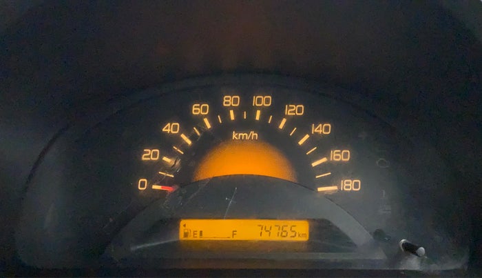 2014 Maruti Wagon R 1.0 LXI CNG, CNG, Manual, 74,921 km, Odometer Image