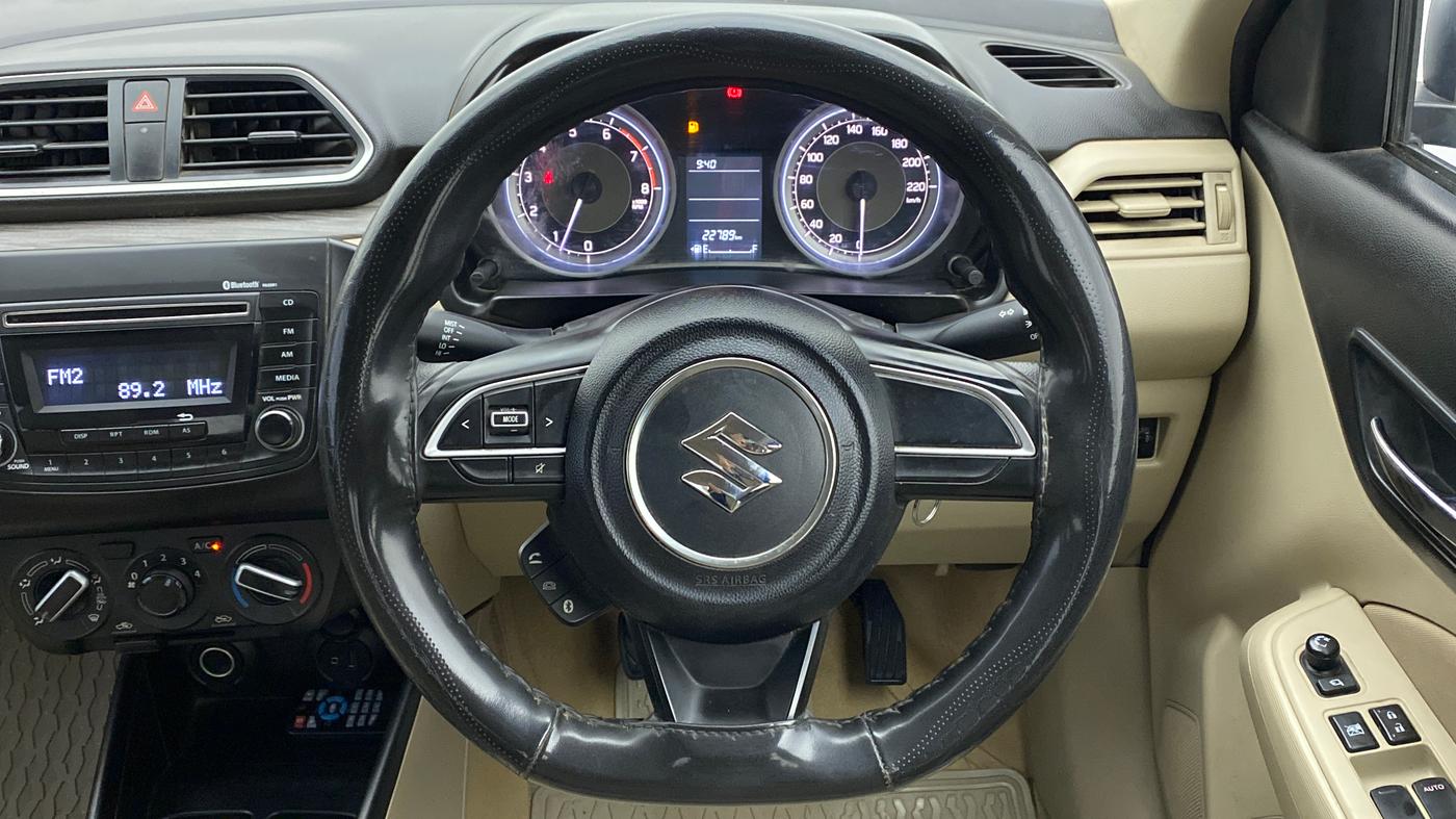 2021 Maruti Dzire VXI, Petrol, Manual, 22,789 km, Steering Wheel Close Up