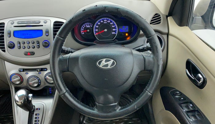 2012 Hyundai i10 SPORTZ 1.2 AT KAPPA2, Petrol, Automatic, 47,680 km, Steering Wheel Close Up