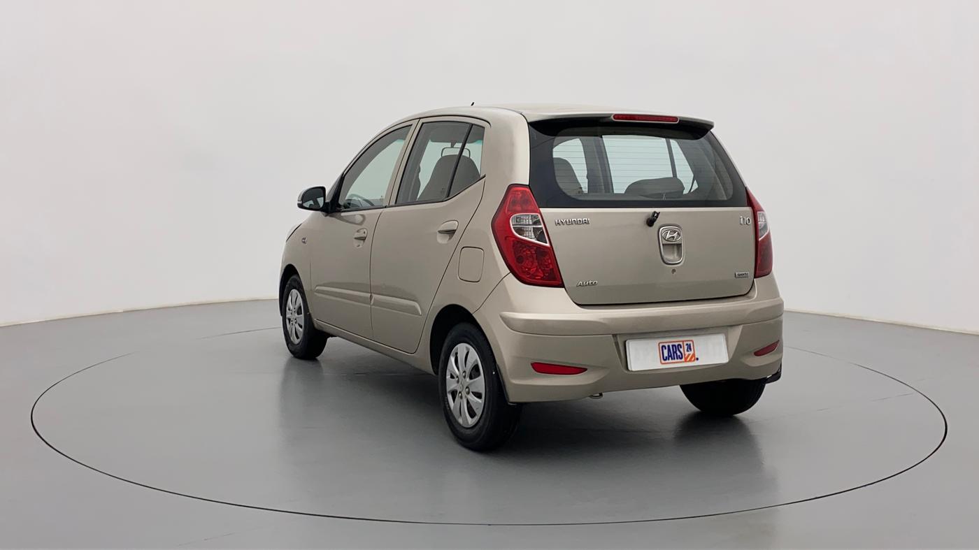 2012 Hyundai i10 SPORTZ 1.2 AT KAPPA2, Petrol, Automatic, 47,680 km, Left Back Diagonal