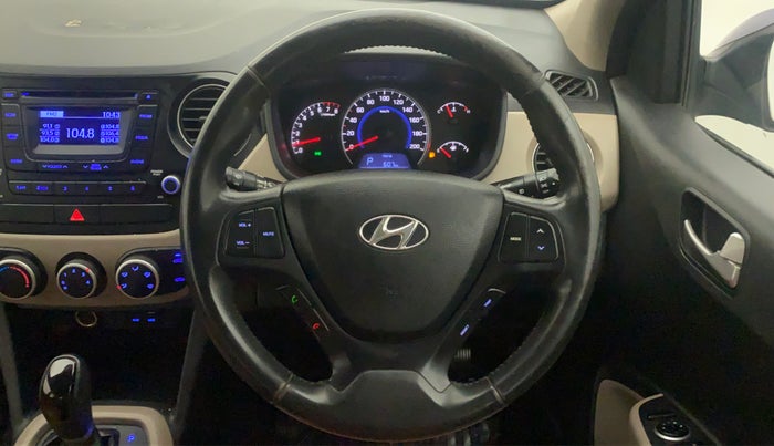 2016 Hyundai Grand i10 ASTA AT 1.2 KAPPA VTVT, Petrol, Automatic, 70,453 km, Steering Wheel Close Up