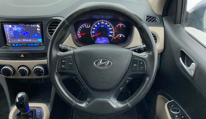 2016 Hyundai Grand i10 ASTA (O) AT 1.2 KAPPA VTVT, Petrol, Automatic, 45,279 km, Steering Wheel Close Up