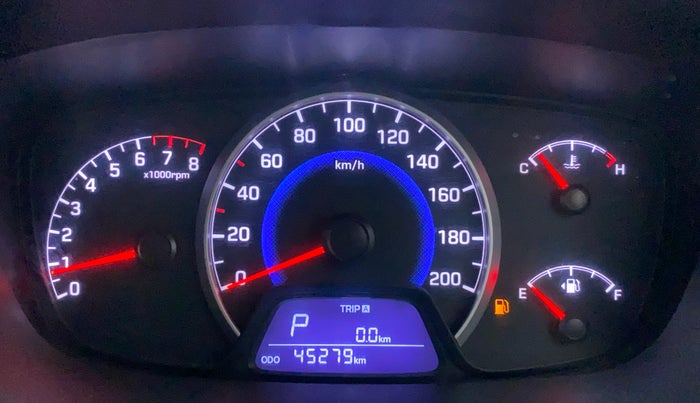 2016 Hyundai Grand i10 ASTA (O) AT 1.2 KAPPA VTVT, Petrol, Automatic, 45,279 km, Odometer Image