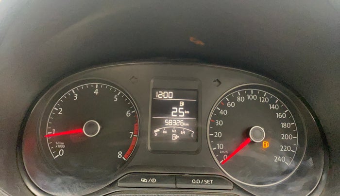 2016 Volkswagen Ameo TRENDLINE 1.2L, Petrol, Manual, 58,326 km, Odometer Image